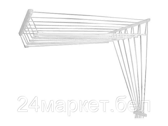 Сушилка для белья потолочная алюминиевая 1,8 м, 7 стержней, белая, PERFECTO LINEA (7 прутьев)