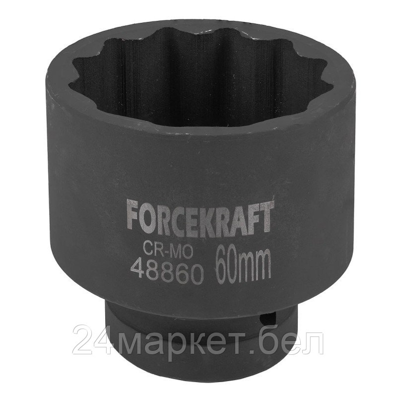 FK-48860 FORCEKRAFT Головка ударная 1", 60мм (12гр.)