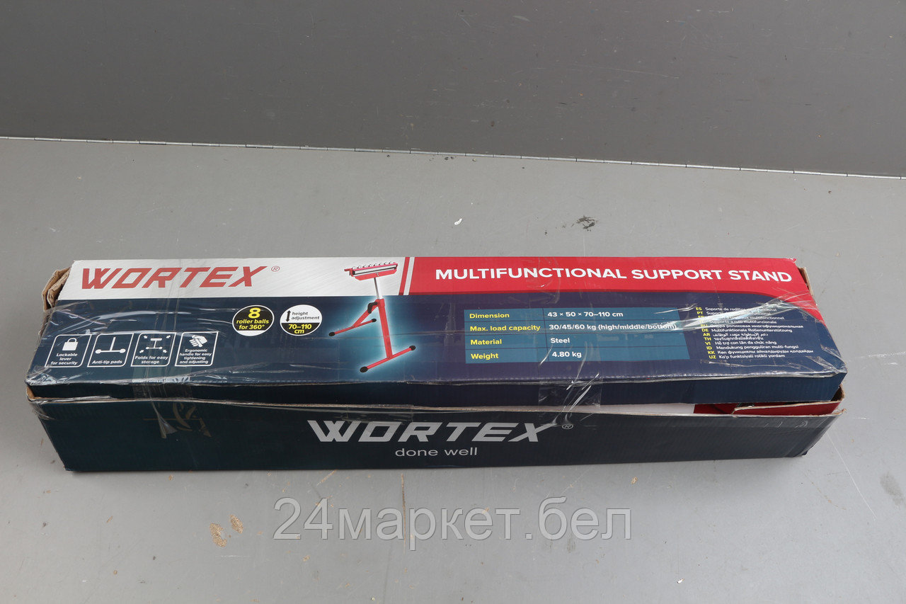 Опора роликовая WORTEX 43x48.5x(67-106) см уцененный (0818257040)