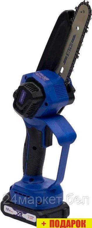 Аккумуляторная пила ETECH NS-18/6BL 25167 (с 2-мя АКБ, кейс)