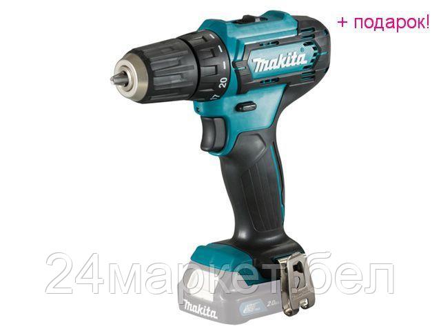 MAKITA Китай Аккум. дрель-шуруповерт MAKITA DF 333 DZ в кор. (12.0 В, БЕЗ АККУМУЛЯТОРА, 2 скор., 30 Нм, шурупы до 8 мм)