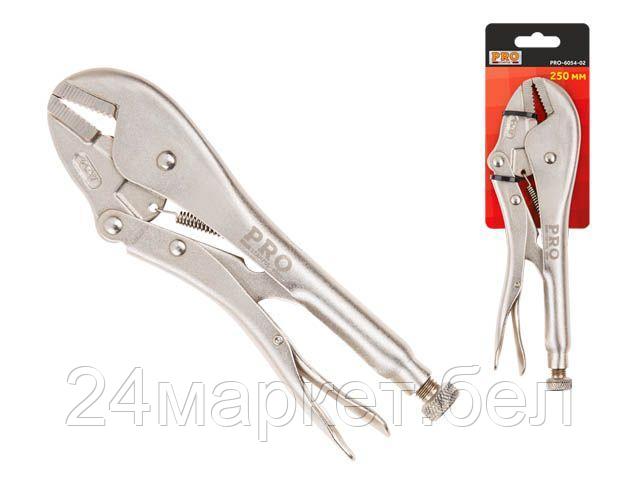 Зажим с фиксатором 250мм прямые губки PRO STARTUL (PRO-6054-02) PRO-6054-02