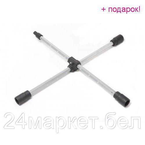 Rock FORCE Ключ балонный крестовой складной переставной 18"-450мм (17, 19, 21мм, 1/2'') Rock FORCE RF-681500