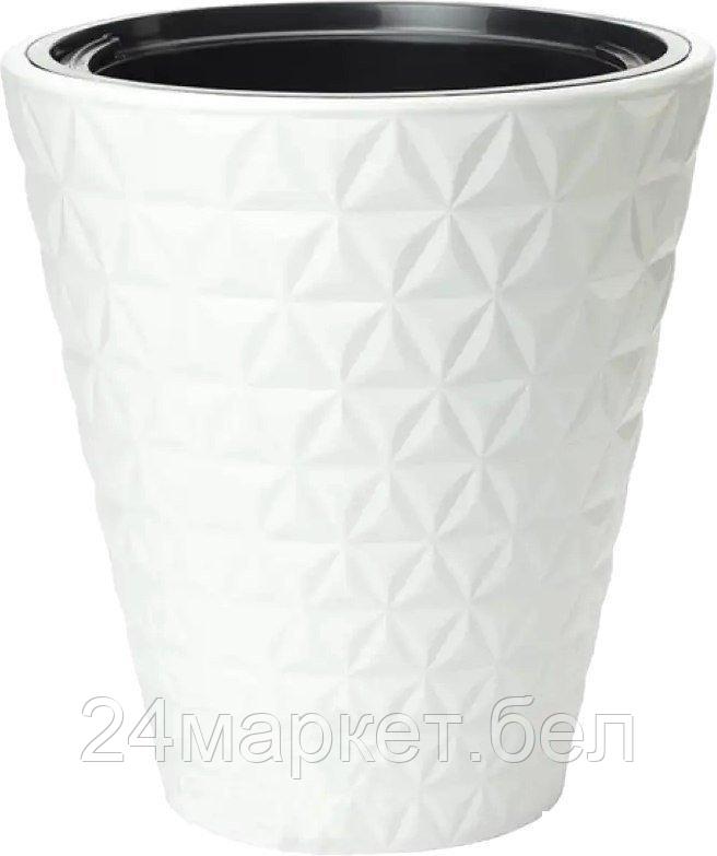 Кашпо Form-Plastic Diament 40 Bialy 2920-011