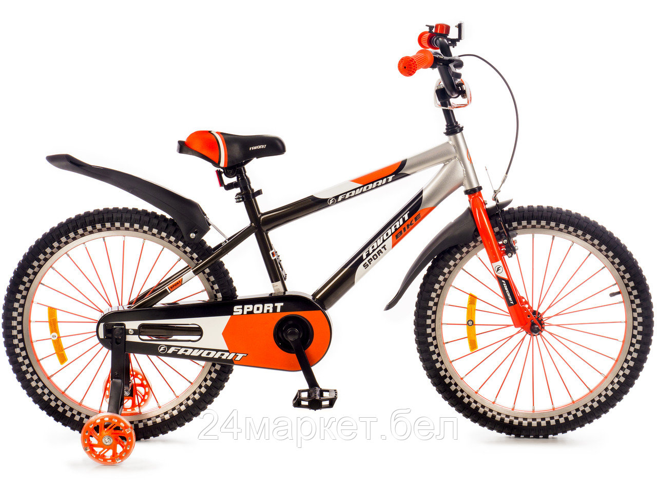 Детский велосипед Favorit Sport 20 SPT-20OR2 (черный/оранжевый)