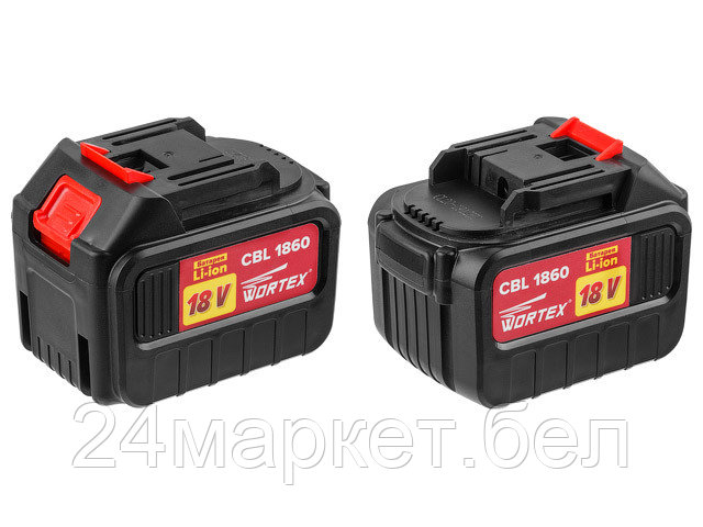 WORTEX Китай Аккумулятор WORTEX CBL 1860 18.0 В, 6.0 А/ч, Li-Ion