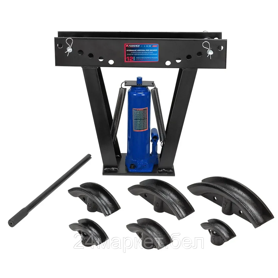 F-03003-3 Forsage Трубогиб гидравлический вертикальный 12Т (1/2", 3/4", 1", 1 1/4", 1 1/2", 2")