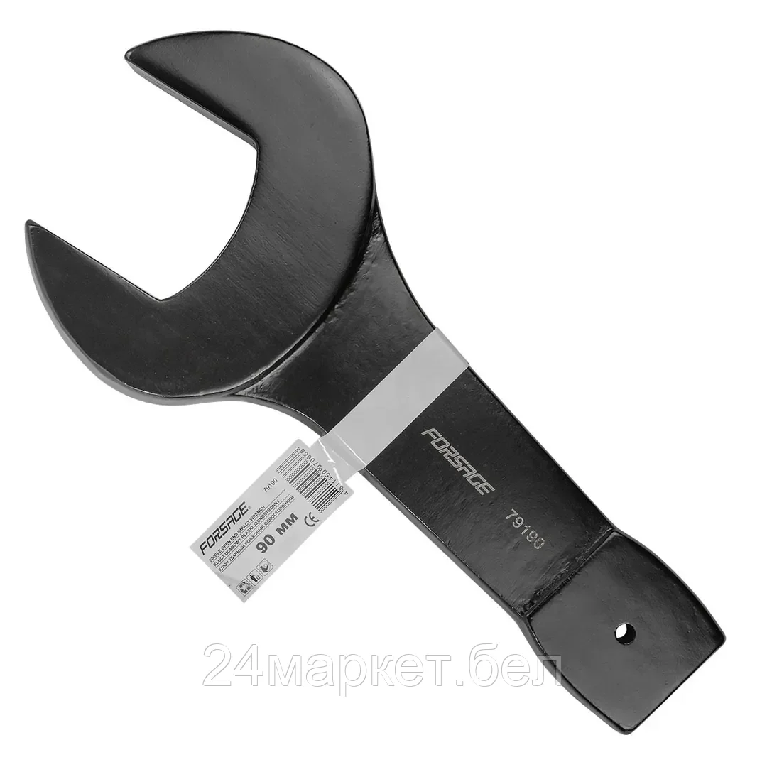 Ключ рожковый ударный односторонний 90мм (L-395мм) F-79190