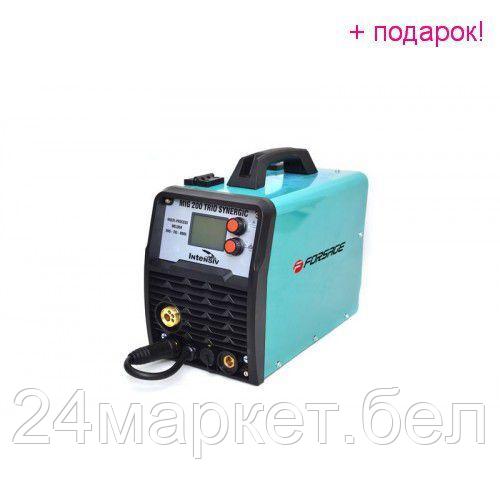 FORSAGE Сварочный аппарат MIG, MMA, TIG (220V, 5.8кВт,10-230А, электрод 1,6-4мм, проволока 0.8-1мм, к-т мощности 0.98, раб. цикл 60%, цифр. табло) Forsage F-MIG200