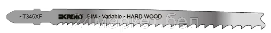 Полотно по дереву и пластику для лобзика T345XF BM HSS 116x2/3 набор 3шт. Krino 23610150