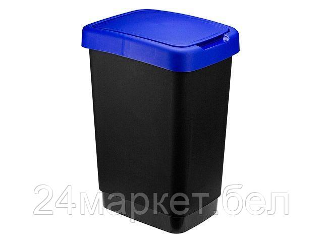 IDEA Россия Контейнер для мусора ТВИН 25л (синий) (IDEA)