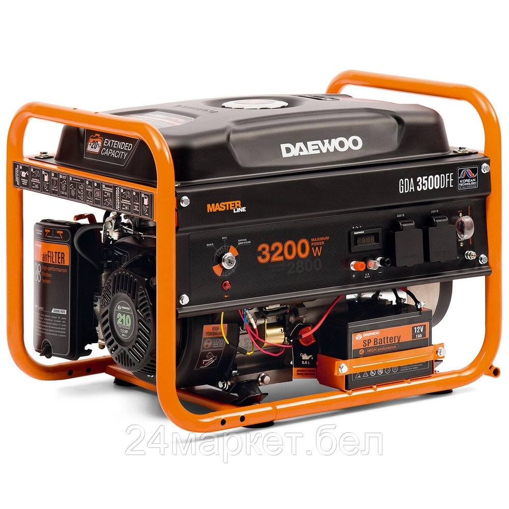 Газовый генератор Daewoo Power GDA 3500DFE