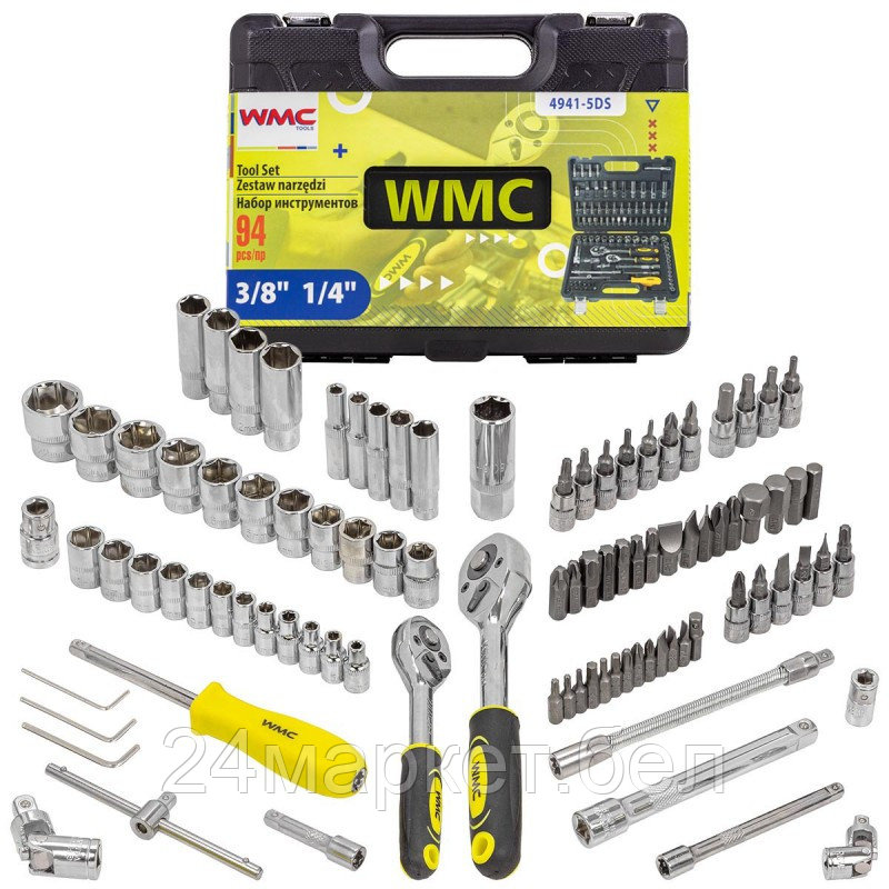 WMC-4941-5DS-м WMC TOOLS Набор инструментов 94 пр.