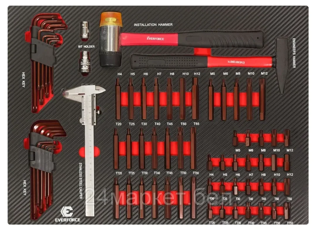 EF-21042 EVERFORCE Набор инструментов 75пр