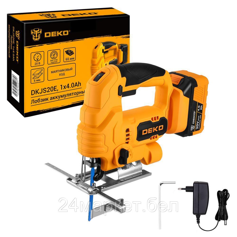 Электролобзик Deko DKJS20E 083-1124 (с 1-им АКБ)