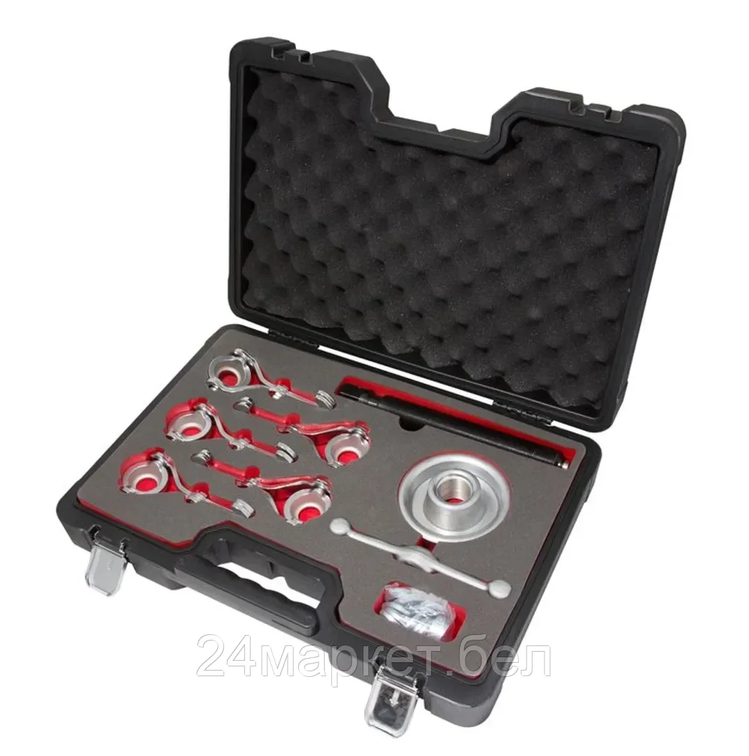 FORSAGE Съемник ступицы сборный с механическим винтоми 9пр,(5 сменных лап), в кейсе Forsage F-908T11D