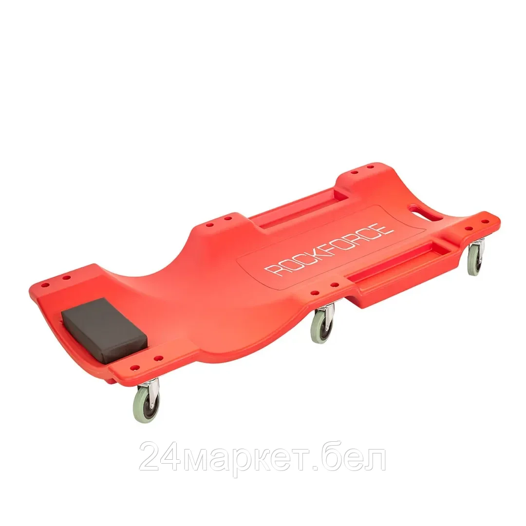 Лежак пластиковый подкатной на 6-ти колесах (1050х490х95мм) Rock FORCE RF-9U0311P36