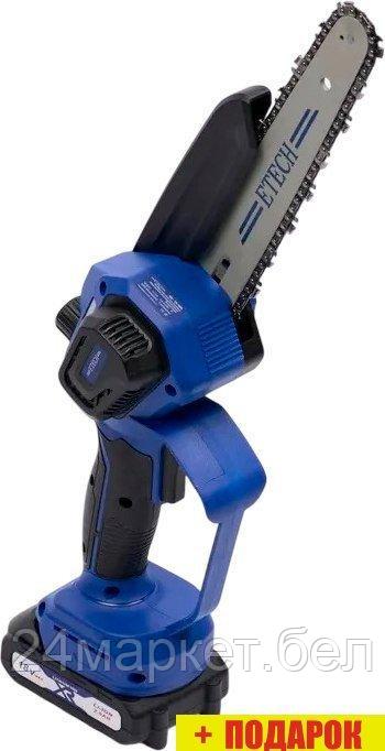 Аккумуляторная пила ETECH NS-18/8BL 25168 (с 2-мя АКБ, кейс)