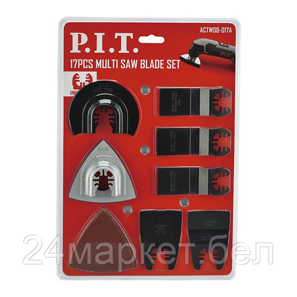 Набор насадок для реноваторов (МФИ) P.I.T. 17шт (ACTW08-017A)