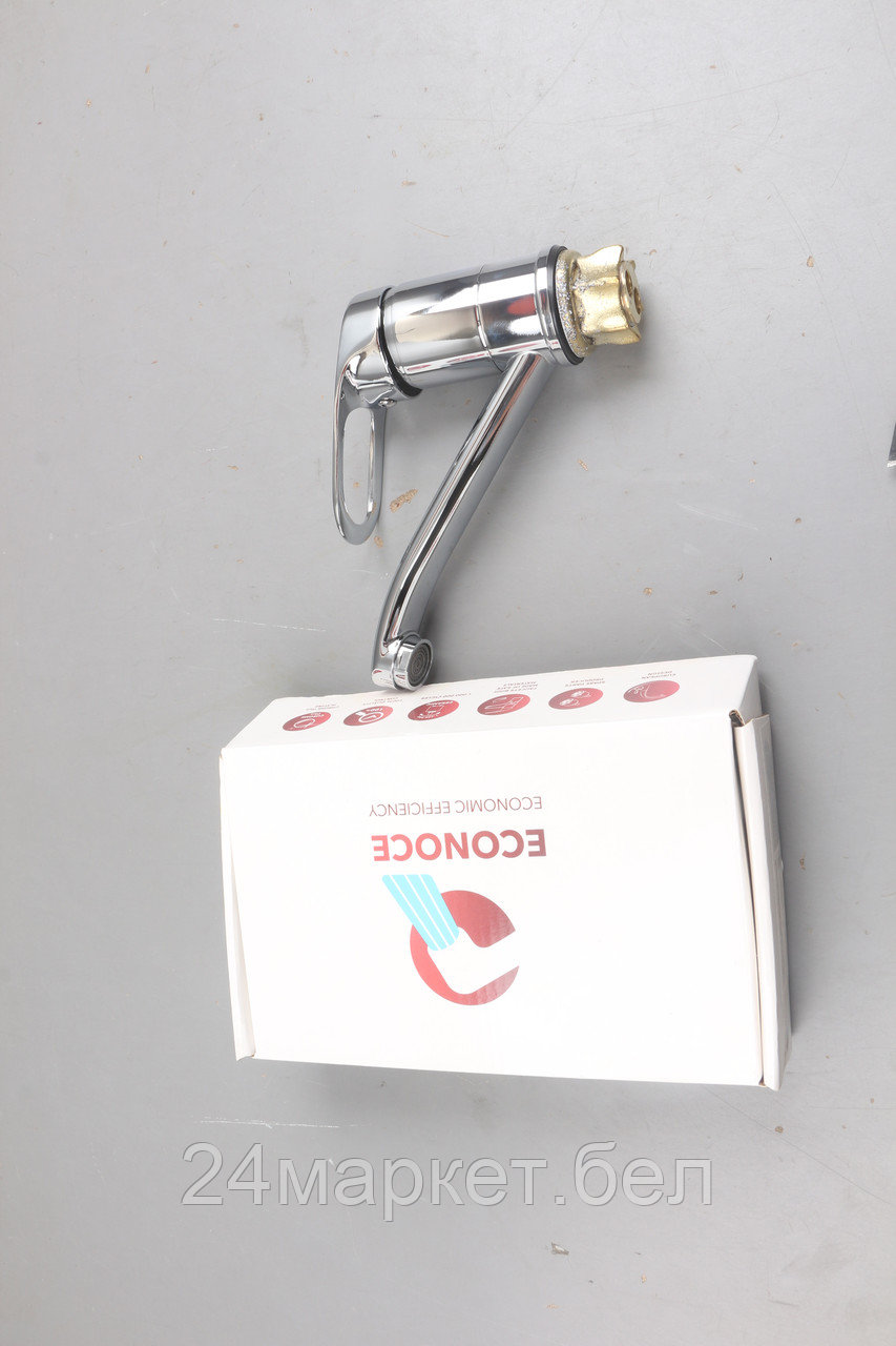 Смеситель для умывальника D40-A, серия 240, ECONOCE уцененный (0004192500) (Поворотный излив) EC0248-у