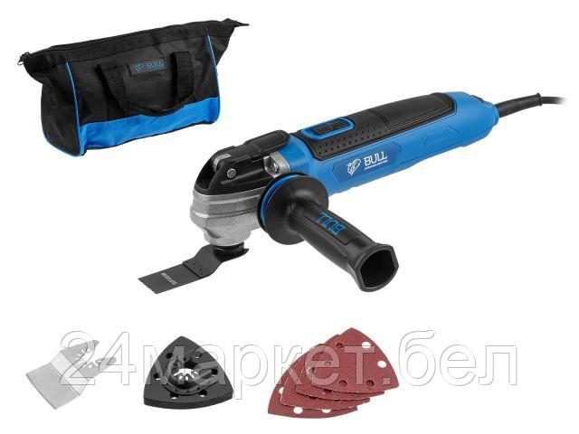 Многофункциональный инструмент (реноватор) BULL SM 3030 QE в кор. + набор оснастки (3°, конст. электр., рег. об., 11 000-20 000 об/мин, OIS/OQIS, сумка) 1335906