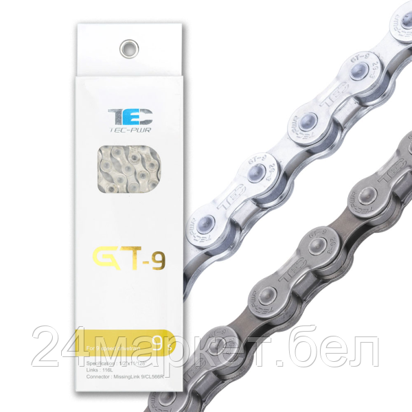 Цепь велосипедная GT-9, 9-ск., 116 зв., TC11005 TEC