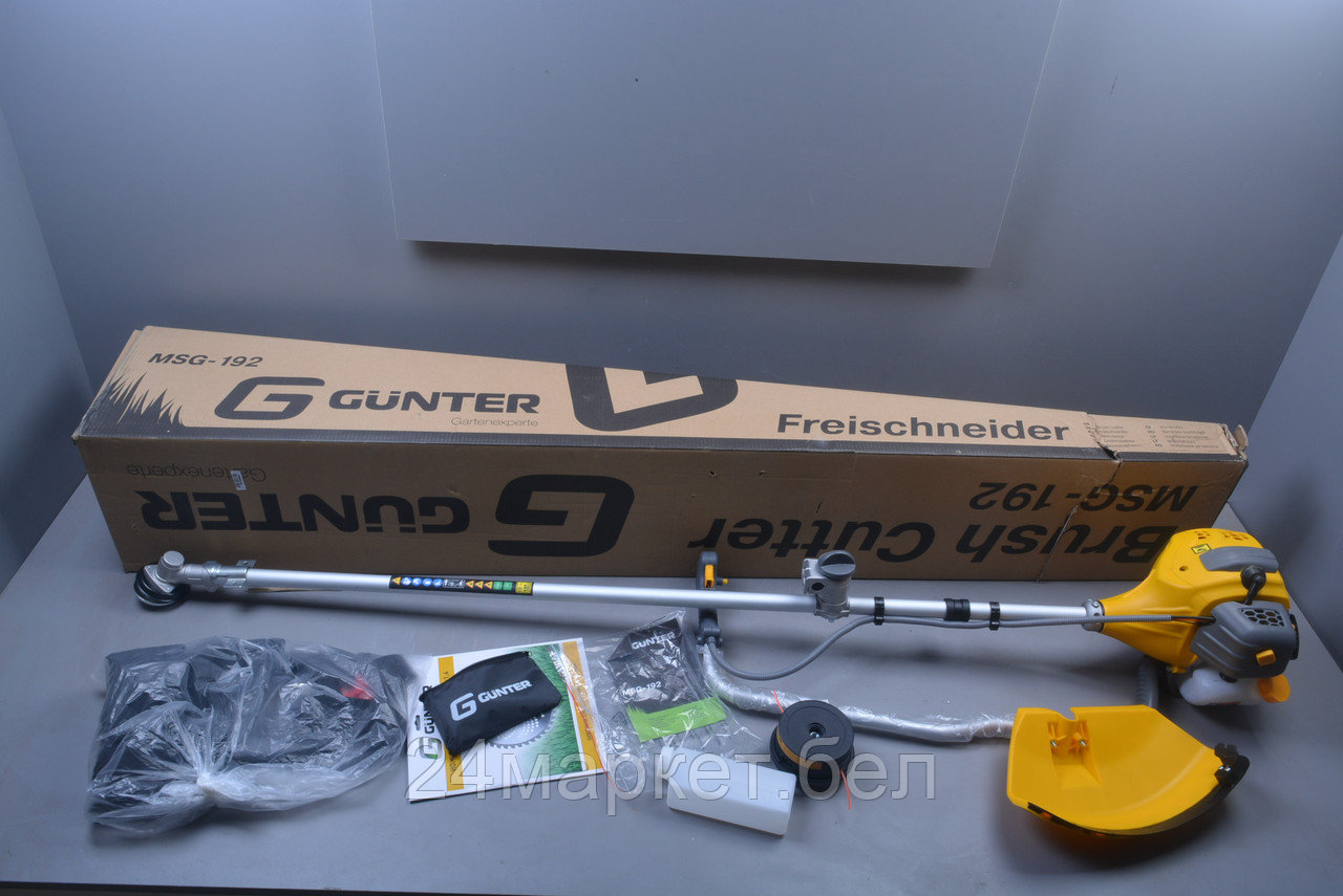 Мотокоса GUNTER MSG-192 с пильным диском и головкой уцененный (0547304296)