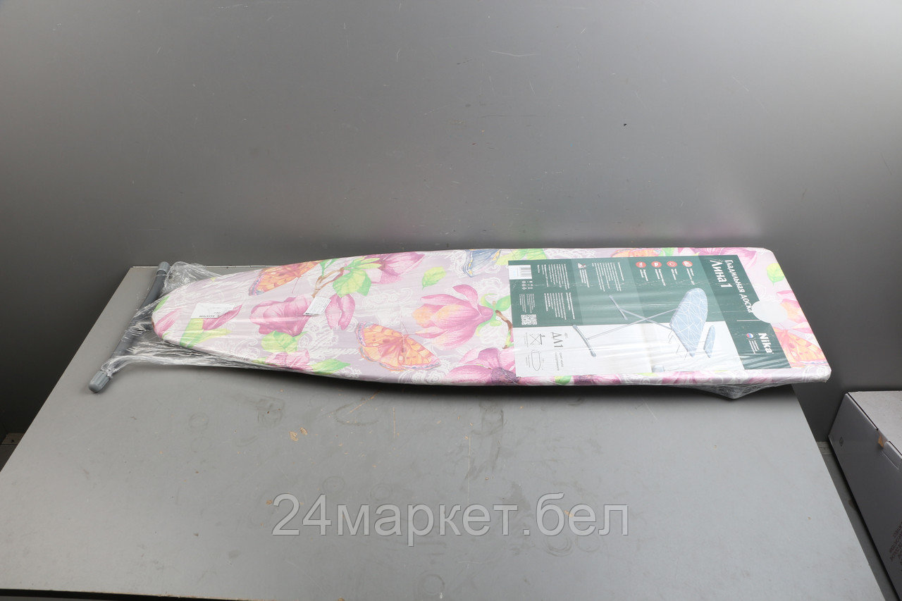 Доска гладильная Лина 1 (ДСП 1120 х 345), подрукавник, подставка п/утюг, NIKA уцененный (148610250