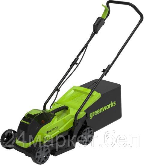 Газонокосилка Greenworks GD24LM33K2 2516107UA (с 1-м АКБ)