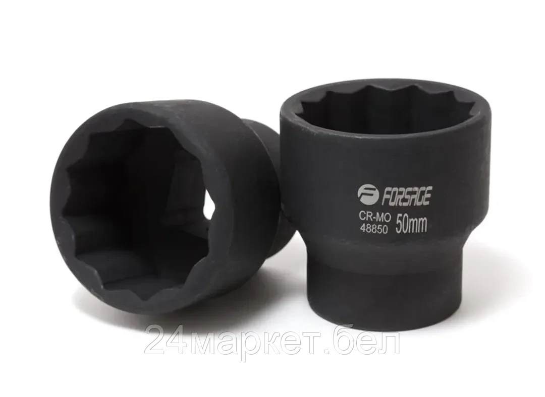 FORSAGE Головка ударная 50мм (12гр.),1" Forsage F-48850