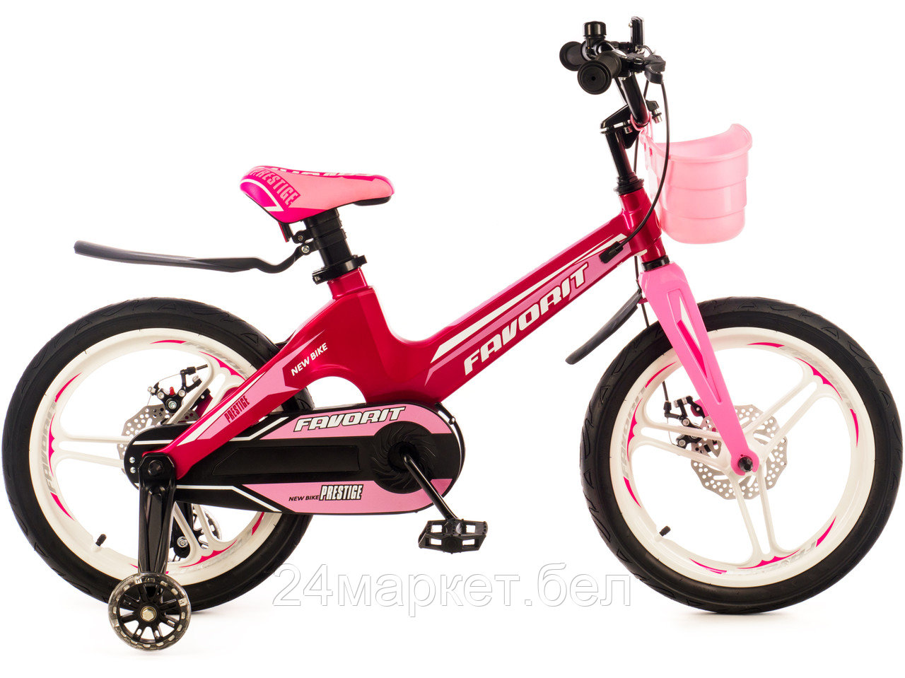 Детский велосипед Favorit Prestige PRS-18PNW (розовый)