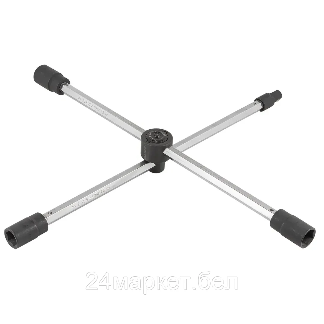 FORSAGE Ключ балонный крестовой складной переставной 18"-450мм (17, 19, 21мм, 1/2'') Forsage F-681500