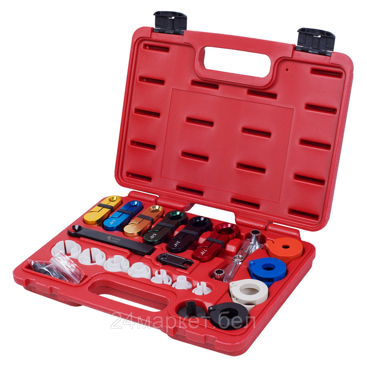 МАСТАК 105-11022C МАСТАК Набор размыкателей для топливной системы и втулок автокондиционера, кейс, 22 предмета
