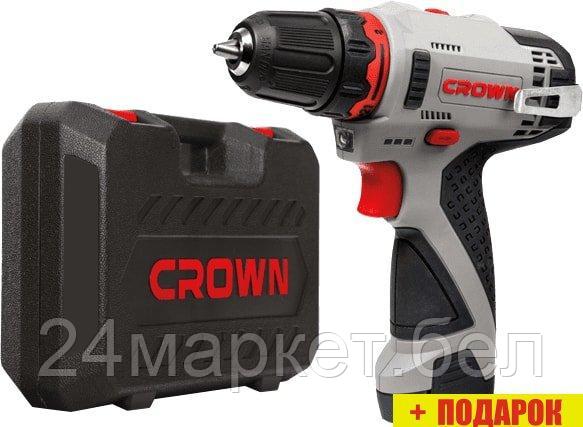 Дрель-шуруповерт Crown CT21072HX-2 BMC (с 2-мя АКБ, кейс)