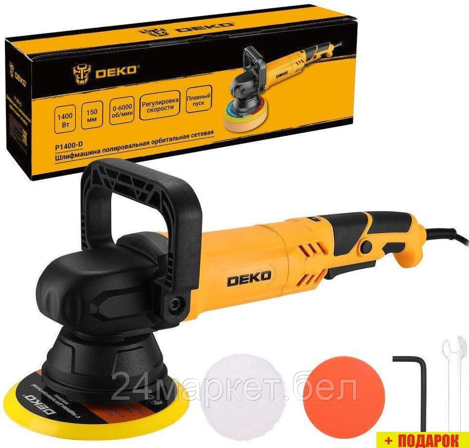Эксцентриковая шлифмашина Deko P1400-D 083-1047
