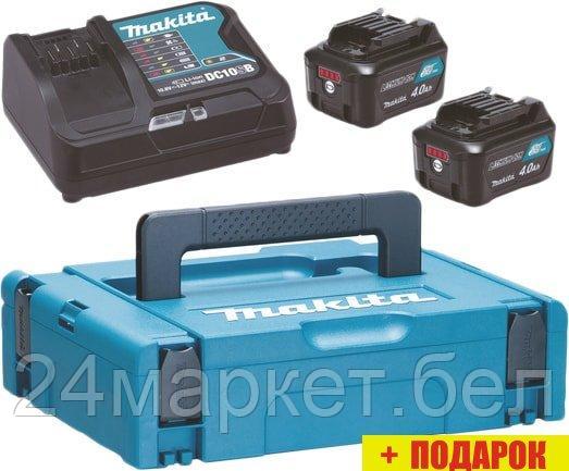 Аккумулятор с зарядным устройством Makita BL1041B + DC10SB (12В/4 Ah + 12В)