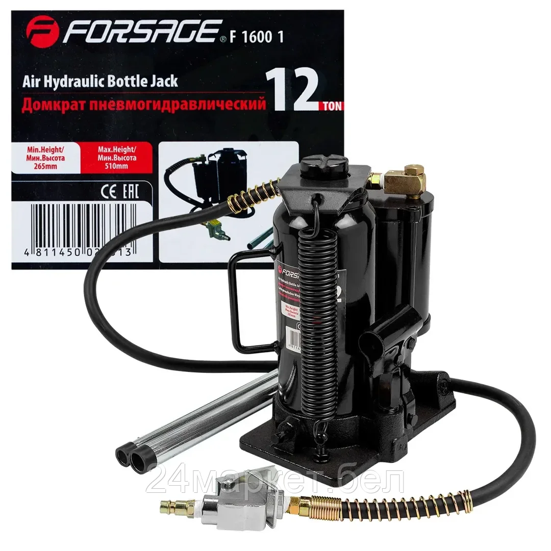 Бутылочный домкрат FORSAGE F-1600-1 12т.