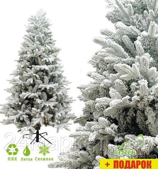 Ель GreenTerra Онтарио заснеженная 2.1 м