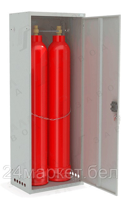 Metall ZAVOD УП-00013066 Шкаф для газовых баллонов ШГР 40-2