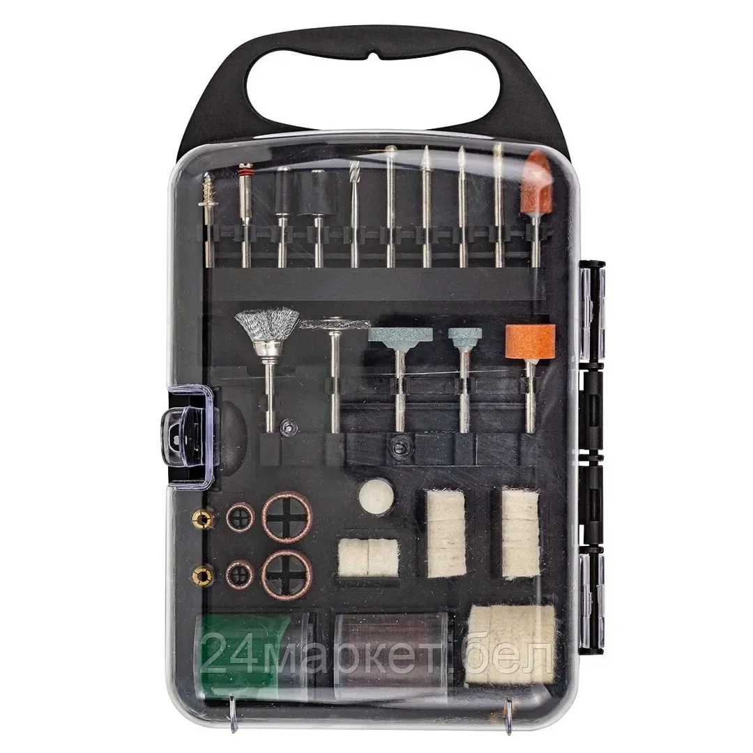 Rock FORCE Набор аксессуаров для мини-дрелей, 71пр., в пластиковом кейсе Rock FORCE RF-GSK071