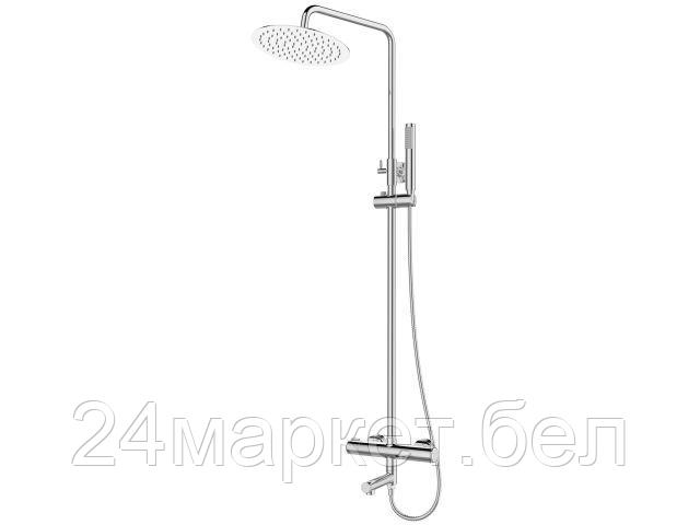 Душевая термостатическая система с изливом (Lt), серия THS хром, AV Engineering AVTHS2-P42-725A