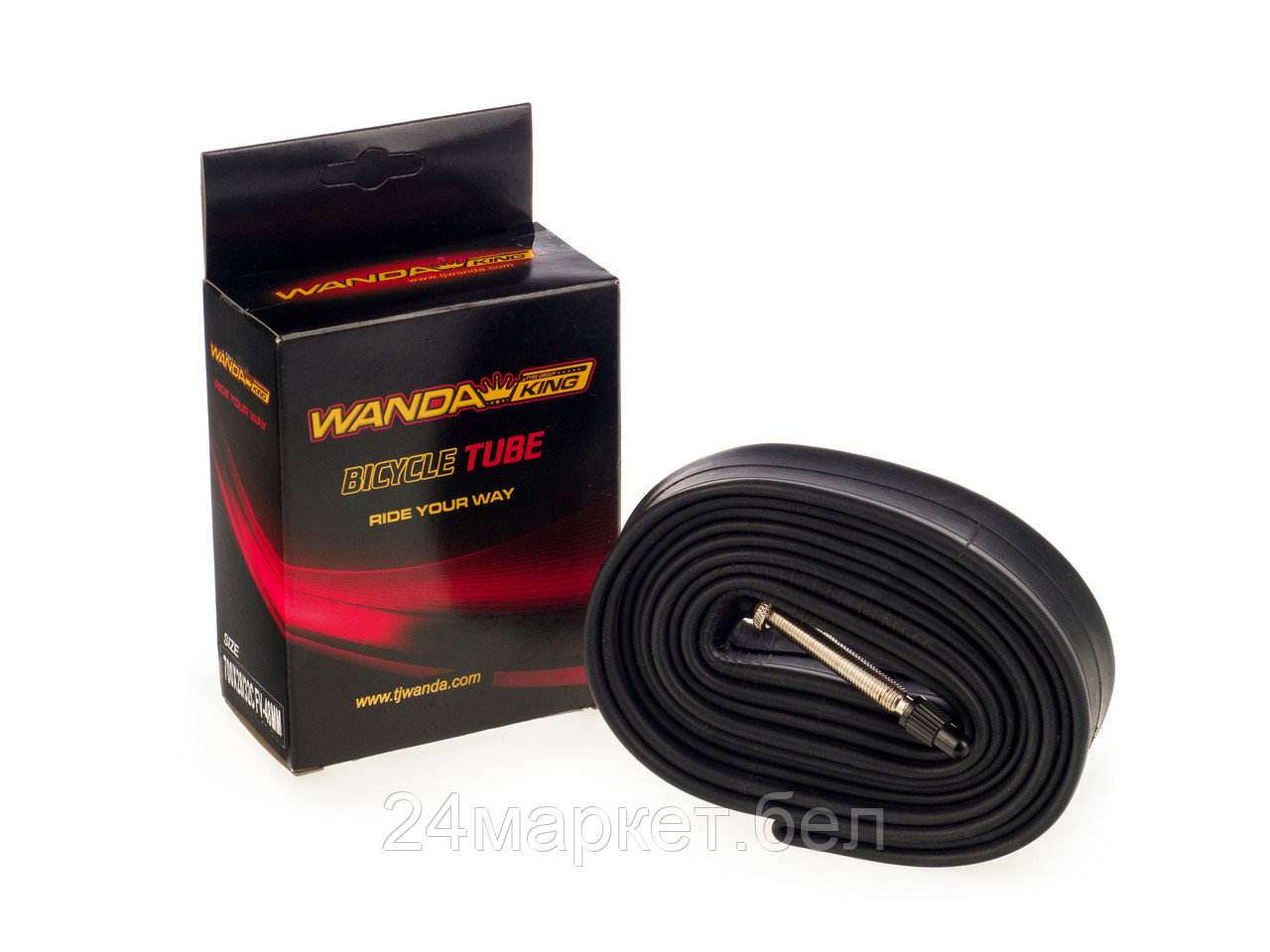 Велосипедная бутиловая камера 700x28C/32C FV-48MM, WD70032FV Wanda