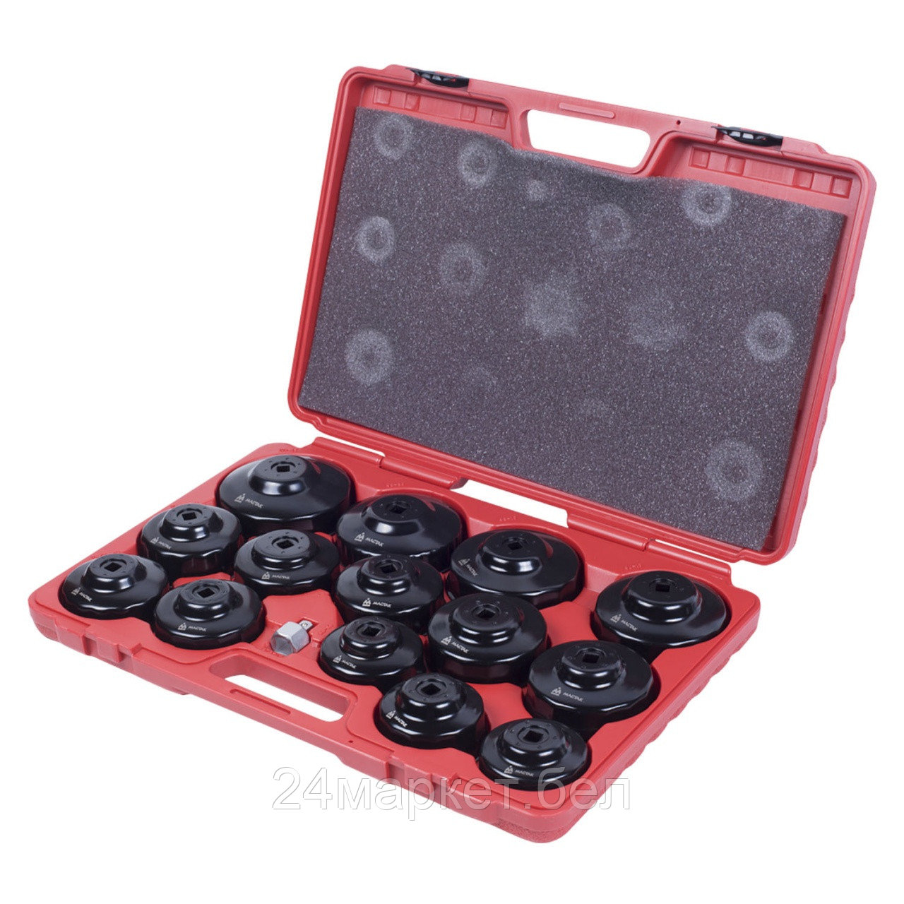 МАСТАК 103-40015C МАСТАК Набор съемников масляных фильтров, 15 предметов