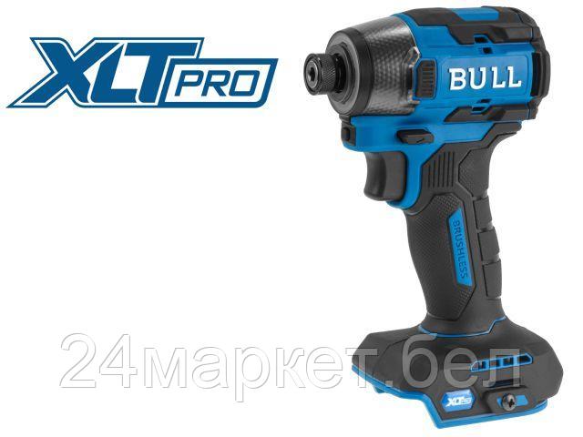 Аккум. ударный гайковерт/винтоверт BULL CID 2218 в кор. XLTpro, SOLO, БЕСЩЕТ., 18 В, 220 Н*м (LED 360°, 8 режимов работы, память режима, защита от перегрузки/перегрева) 1329952