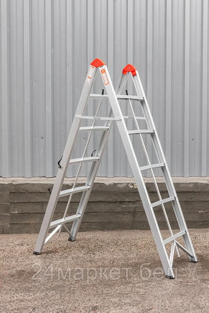 F-TL603-5 Forsage Стремянка складная алюминевая бытовая ( 5 ступеней)