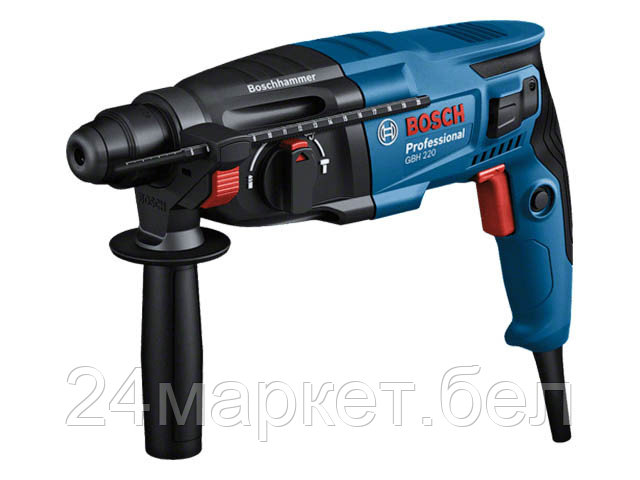 BOSCH Китай Перфоратор BOSCH GBH 220 в чем. (720 Вт, 2.0 Дж, 3 реж., патрон SDS-plus, вес 2.3 кг)