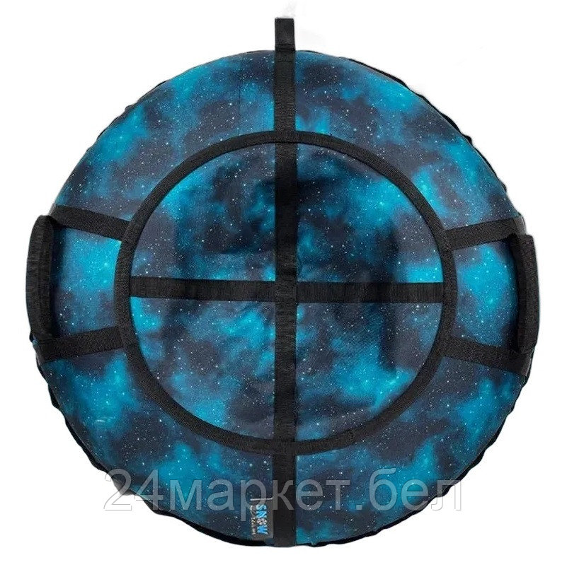 Тюбинг Hubster Люкс Pro S 110 см (вселенная бирюзовая)