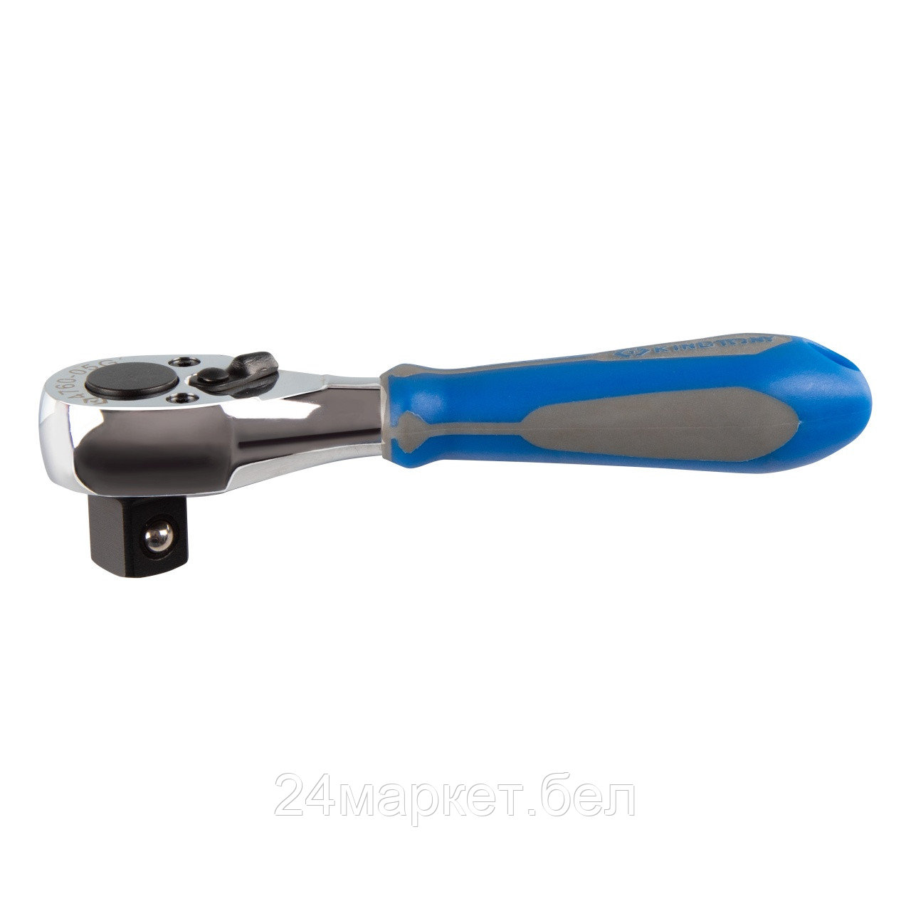 KING TONY 4760-05G KING TONY Трещотка 1/2", 137 мм, 72 зубца, флажковая