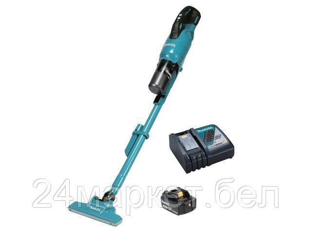 Аккум. пылесос MAKITA DCL286FRF в кор. (18.0 В, 1 акк., 3.0 А/ч, Li-Ion, 0.25 л, самоочистка: нет) DCL286FRF