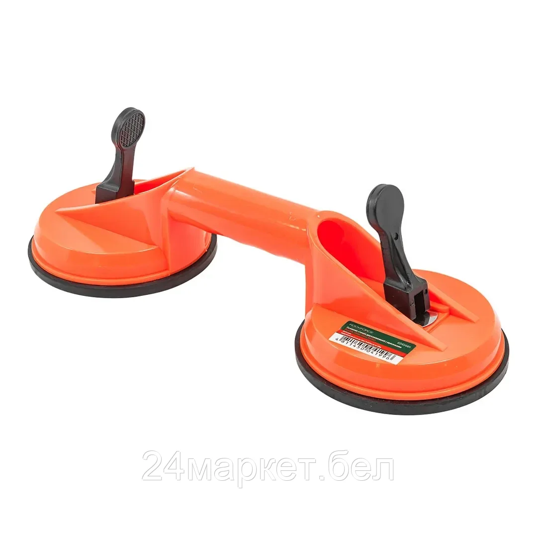 Rock FORCE Съемник стекол двухзажимной с присосками (диам. 117мм, алюминий) Rock FORCE RF-63404AH